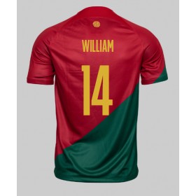 Portugal William Carvalho #14 Hemmakläder VM 2022 Kortärmad